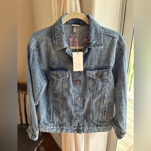 “LOVE ALWAYS” Jean jacket